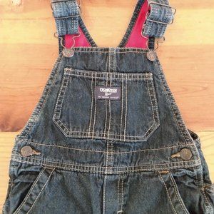 Kids Oshkosh fleece lined overalls